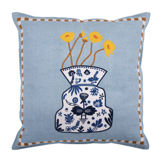 blue color cushion cover online