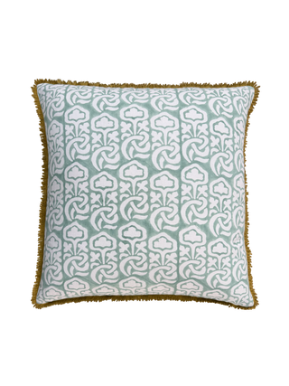 Hand Block Printed Pillow Cover 20" x 20"
