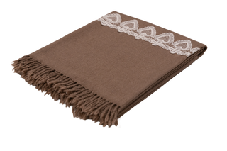 Pashmina Throw with Bobbin Lace 48×76 in