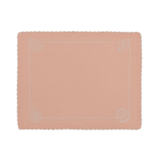 Hand Embroidered Marine Life Placemats 14" × 18" (Set of 4)