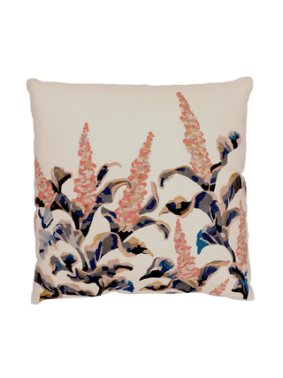 Hand Embroidered Tapestry Silk Pillow Cover 20" x 20"