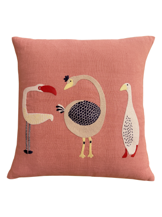 Embroidered Pillow - 20x20 in