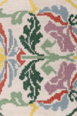 Hand Embroidered Interior Pillow Cover – 14x20 in