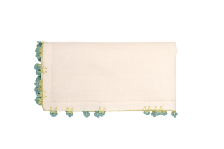 Hand Embroidered & Crochet Work Napkin (Set of 4) – 18x18 in