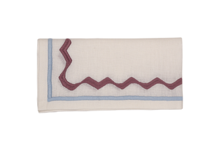 Embroidered Linen Napkins (Set of 4) 18×18 in