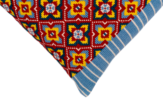 Cross-Stitch Pillow Cover 14×20 in