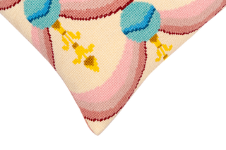 Cross-Stitch Pillow Cover 14×20 in