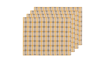 Jacquard Embroidered Placemats (Set of 4) 14×18 in