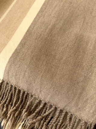 Handloom Woolen Throw – 48x76 in