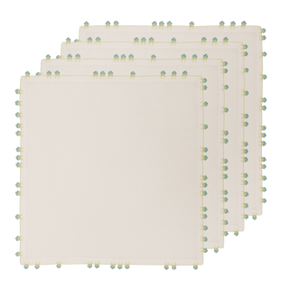 Hand Crochet Napkins 18" x 18" (Set of 4)