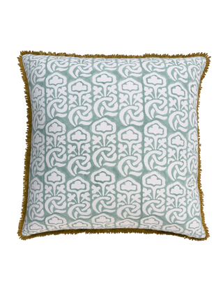 Block Printed Interior Pillow Cover – 20x20 in