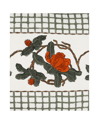 Block Printed Pillow Cover 14" x 20"