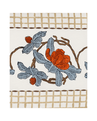 Block Printed Pillow Cover 14" x 20"