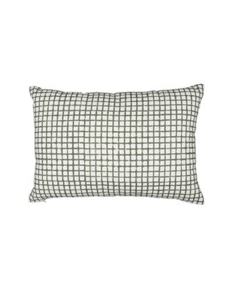 Block Printed Pillow Cover 14" x 20"