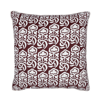 Block Printed Pillow Cover 20" x 20"