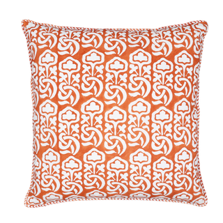 Block Printed Pillow Cover 20" x 20"
