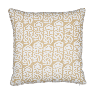 Block Printed Pillow Cover 20" x 20"