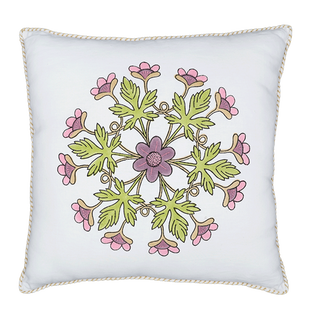 Block Printed Pillow Cover 20" x 20"