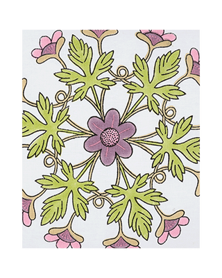 Block Printed Pillow Cover 20" x 20"