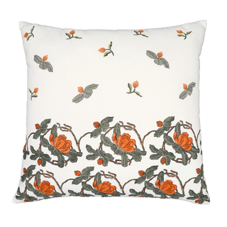 Block Printed Pillow Cover 20" x 20"