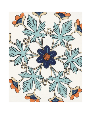 Block Printed Kaleido Pillow Cover 20" x 20"