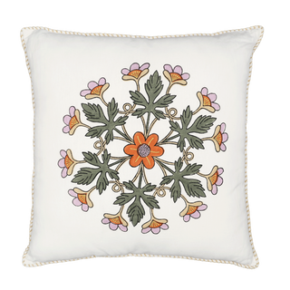 Block Printed Kaleido Pillow Cover 20" x 20"