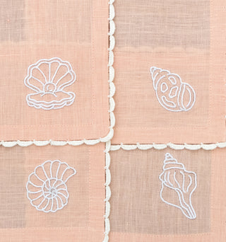 Seashell Glow - Cocktail Napkins (Set of 4) - CN-8
