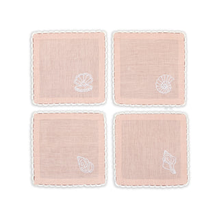 Seashell Glow - Cocktail Napkins (Set of 4) - CN-8