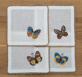 Flutter and Lace - Cocktail Napkins (Set of 4) - CN-5