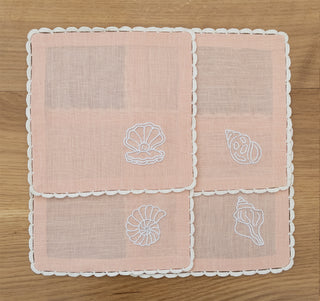 Seashell Glow - Cocktail Napkins (Set of 4) - CN-8