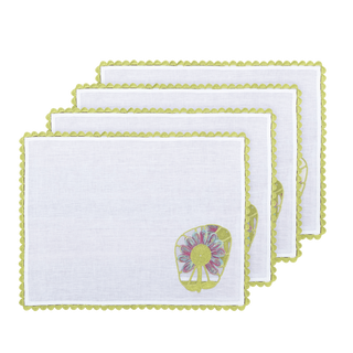 Hand Crochet Placemats 14" x 18" (Set of 4)