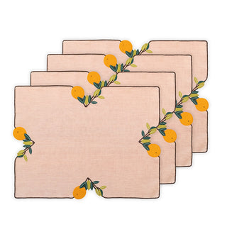Citrus Bloom - Placemat (Set of 4) - TM-30