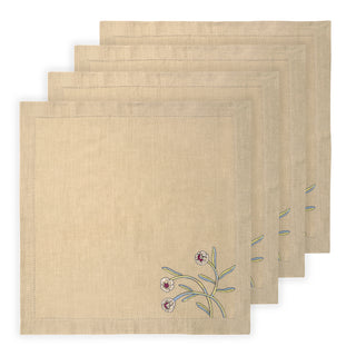 Embroidered Table Linen - Table Napkin (Set of 4) - TN19.A