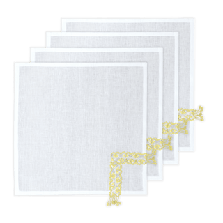 Hand Crochet Napkins 18" x 18" (Set of 4)
