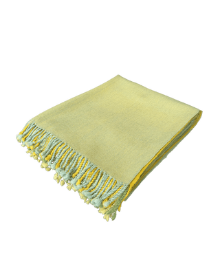 Handwoven Merino Wool Throw 48 × 76 In
