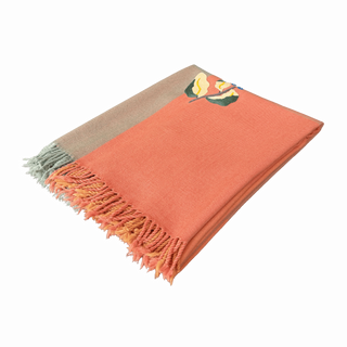 Handwoven Merino Wool Throw 48 × 76 In
