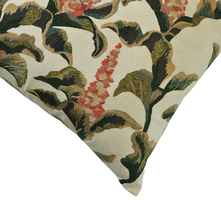 Hand Embroidered Tapestry Silk Pillow Cover 20" x 20"