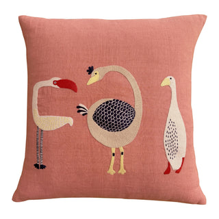 Birds Pillow Cover - 20x20 in