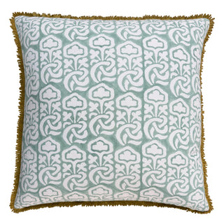 Block Printed Pillow Cover – 20x20 in