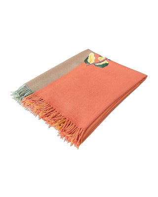 Handwoven Merino Wool Throw 48 × 76 In