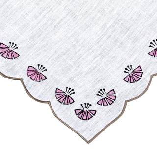 Flowery Border - Table Napkin (Set of 4) - TN.11.B