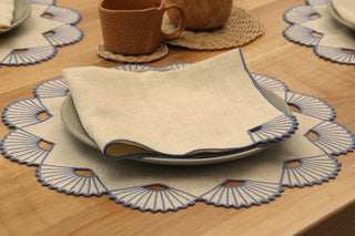 Embroidered Table Linen - Placemat (Set of 4) - TM-14.A