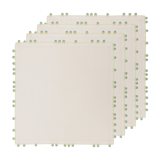 Hand Crochet Napkins 18" x 18" (Set of 4)