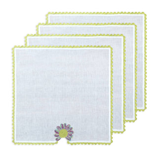 Hand Crochet Napkins 18" x 18" (Set of 4)