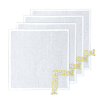 Hand Crochet Napkins 18" x 18" (Set of 4)