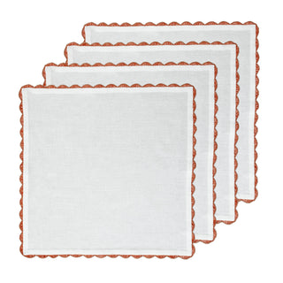 Hand Crochet Napkins 18" x 18" (Set of 4)