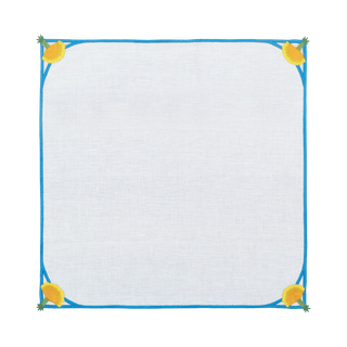 Hand Embroidered Heirloom Petals Napkins 18" x 18" (Set of 4)