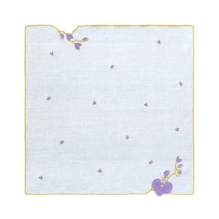 Hand Embroidered Vintage Floral Napkin 18" x 18" (Set of 4)