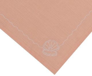 Hand Embroidered Marine Life Napkins 18" x 18" (Set of 4)