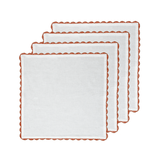 Hand Crochet Napkins 18" x 18" (Set of 4)